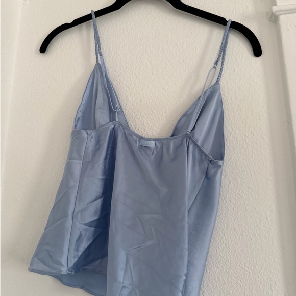 SKIMS Women's Silk Triangle Cami Top Glacier Blue - Picture 4 of 4